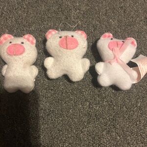 Set of mini stuffed animals for crafting